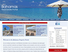 Tablet Screenshot of paradisebahamas.com